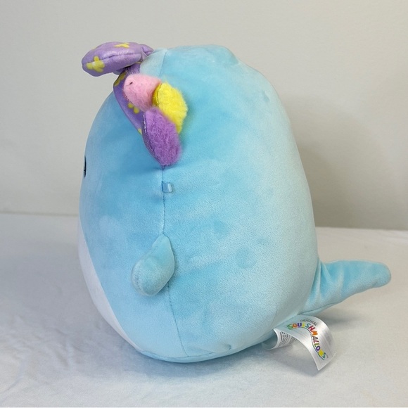 Squishmallows 8"" Irina The Axolotl with Headband, Medium, Blue - Picture 4 of 8